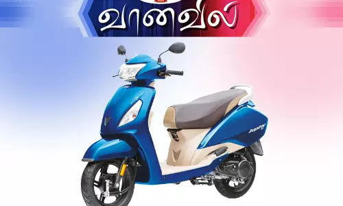 டிரம் பிரேக், புளூடூத் இணைப்பு வசதியுடன் டி.வி.எஸ். ஜூபிடர் அறிமுகம்