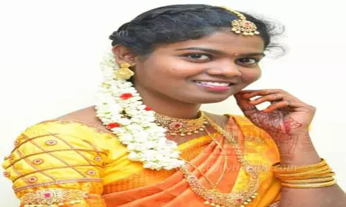 போலீஸ்காரர் வீட்டு முன் தர்ணாவில் ஈடுபட்ட மனைவி தற்கொலை