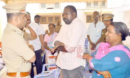 போலீஸ் சூப்பிரண்டு அலுவலகத்தில் குறைதீர்க்கும் முகாம் போலீஸ் சூப்பிரண்டு அலுவலகத்தில் குறைதீர்க்கும் முகாம்