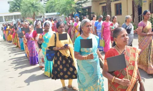 எஸ்.சி. பட்டியலில் சேர்க்க கோரி தலித் கிறிஸ்தவர்கள் பேரணி