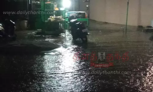 தர்மபுரி மாவட்டத்தில் இடி, மின்னலுடன் கனமழை