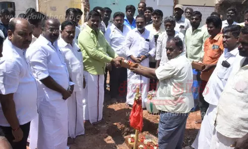 புதிய தாலுகா அலுவலகம்  கட்டும் பணி