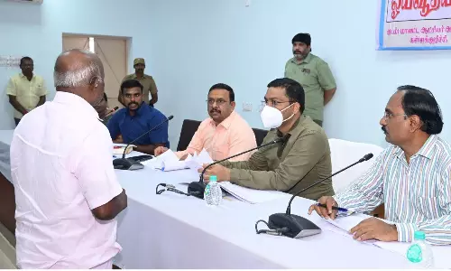 கள்ளக்குறிச்சியில்ஓய்வூதியர்களுக்கான குறைகேட்பு கூட்டம்கலெக்டர் ஷ்ரவன்குமார் தலைமையில் நடந்தது கள்ளக்குறிச்சியில்ஓய்வூதியர்களுக்கான குறைகேட்பு கூட்டம்கலெக்டர் ஷ்ரவன்குமார் தலைமையில் நடந்தது