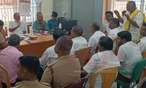 கோளாத்தம்மன் கோவில் ஆடித்திருவிழா குறித்து ஆலோசனை கூட்டம்