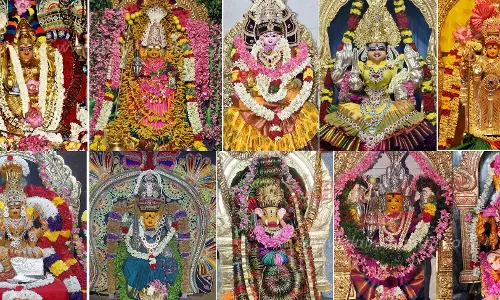 ஆடி கடைசி வெள்ளியையொட்டிஅம்மன் கோவில்களில் சிறப்பு வழிபாடுஏராளமான பக்தர்கள் தரிசனம் ஆடி கடைசி வெள்ளியையொட்டிஅம்மன் கோவில்களில் சிறப்பு வழிபாடுஏராளமான பக்தர்கள் தரிசனம்