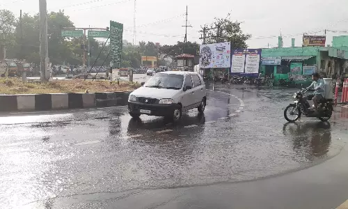 காங்கயம் பகுதியில் அரை மணிநேரம் கன மழை