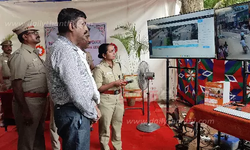 சாலை விதி மீறுபவர்களை அதிநவீன கேமராக்கள் மூலம் கண்காணித்து அபராதம்