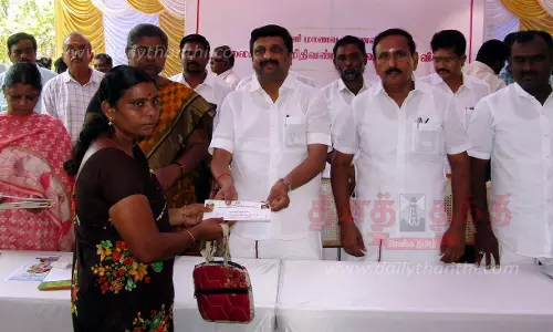 நாமக்கல்லில்மகளிர் சுயஉதவி குழுவினருக்கு ரூ.11.40 கோடி கடன்உதவி