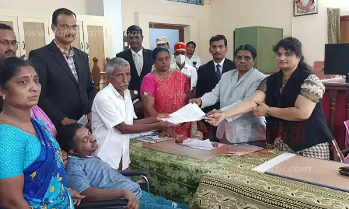 சேலம் உள்பட 5 இடங்களில் நடந்த மக்கள் நீதிமன்றம் மூலம் 141 வழக்குகளுக்கு உடனடி தீர்வு-விபத்தில் காயம் அடைந்தவருக்கு ரூ.80 லட்சம் இழப்பீடு