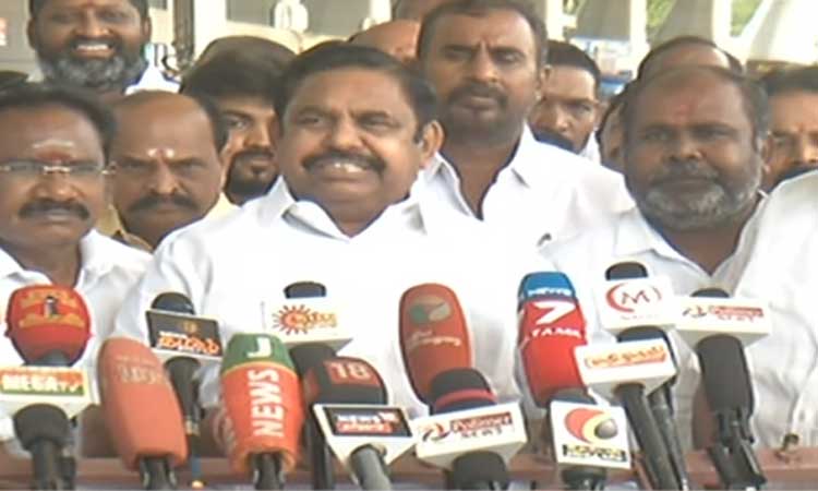 1989-ல் ஜெயலலிதா மீது சட்டமன்றத்தில் தாக்குதல் நிகழ்த்தப்பட்டது: எடப்பாடி பழனிசாமி பேட்டி