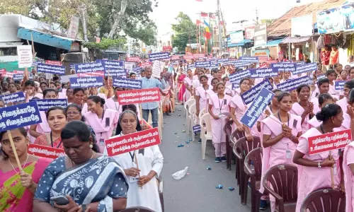 கிறிஸ்தவ சபை கூட்டமைப்பு சார்பில் கண்டன ஆர்ப்பாட்டம்