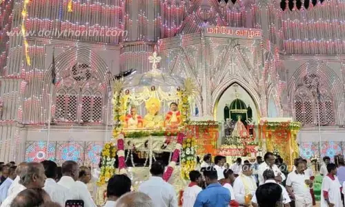 பரிசுத்த புதுமை பரலோக அன்னை ஆலய நற்கருணை பவனி