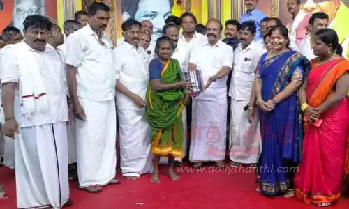 திராவிட மாடல் ஆட்சியில் தமிழகம் முன்னேற்ற பாதையில் செல்கிறது-அமைச்சர் கே.ஆர்.பெரியகருப்பன் பேச்சு