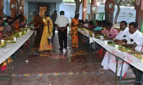 தர்மபுரி மாவட்டத்தில் 10 கோவில்களில் பொது விருந்து தர்மபுரி மாவட்டத்தில் 10 கோவில்களில் பொது விருந்து