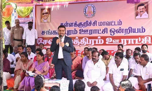 8 ஆண்டுகளுக்கு பிறகுசேஷசமுத்திரம் ஊராட்சியில் கிராம சபை கூட்டம்கலெக்டர் ஷ்ரவன்குமார், உதயசூரியன் எம்.எல்.ஏ. பங்கேற்பு