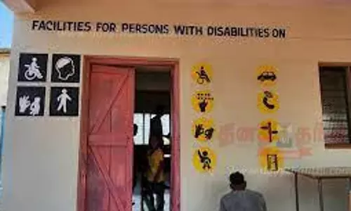 வாக்குச்சாவடி மையங்களில் தாசில்தார் ஆய்வு