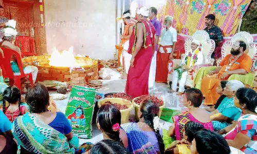 நெமிலி சரபேஸ்வரர் பீடத்தில் மகாநிகும்பலா யாகம்