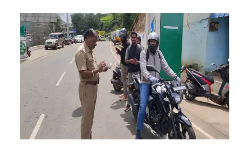 கோத்தகிரி பகுதியில், குடிபோதையில் வாகனங்களை ஓட்டியவர்களுக்கு அபராதம்