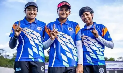 உலக கோப்பை வில்வித்தை போட்டி; இந்திய ஆடவர், மகளிர் அணிகள் தங்கம் வென்று அசத்தல்