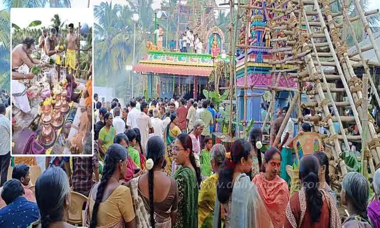 சொக்கநாதபாளையம் சுயம்பு மாரியம்மன் கோவில் கும்பாபிேஷகம்