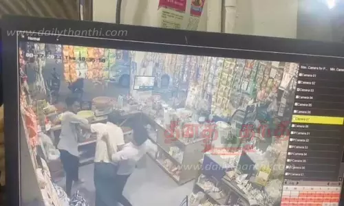 மளிகைக்கடை உரிமையாளர் மீது தாக்குதல்