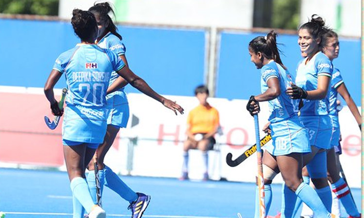 நான்கு நாடுகளுக்கு இடையிலான ஜூனியர் ஆக்கி தொடர்; இந்தியா - இங்கிலாந்து மகளிர் போட்டி டிரா