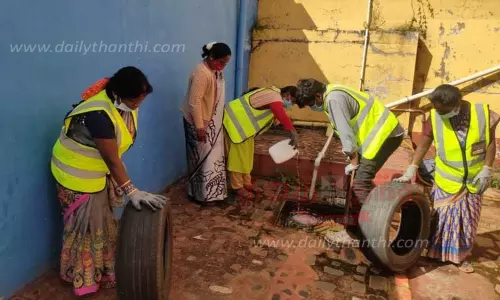 டெங்கு காய்ச்சல் தடுப்பு பணி