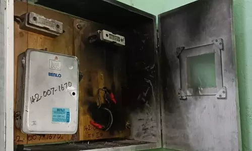 ஆலங்குடி அரசு மருத்துவமனையில் தீ விபத்து