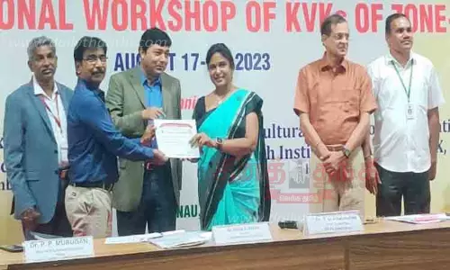 குன்றக்குடி அரசு வேளாண் அறிவியல் நிலையத்துக்கு 5 விருதுகள்