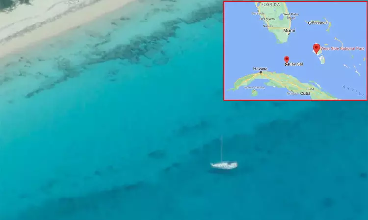 ஆளில்லா பஹாமாஸ் தீவில் 3 நாட்களாக சிக்கித் தவித்த நபர் மீட்பு