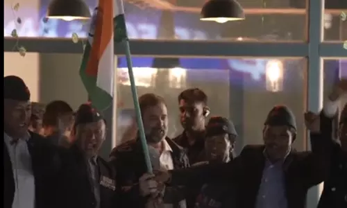 பாரத மாதாவின் புகழை எதிரொலித்த லடாக் - ராகுல்காந்தி டுவீட்