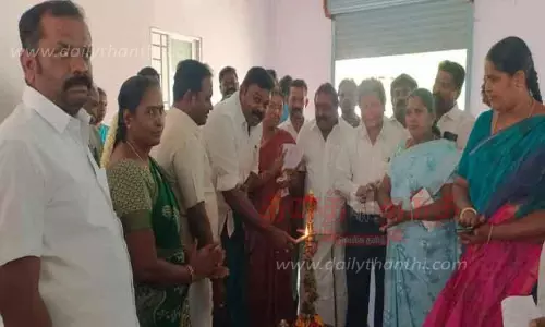 ரூ.72.11 லட்சம் மதிப்பில் சாயக்கழிவுநீர் சுத்திகரிப்பு நிலையம் திறப்பு ரூ.72.11 லட்சம் மதிப்பில் சாயக்கழிவுநீர் சுத்திகரிப்பு நிலையம் திறப்பு