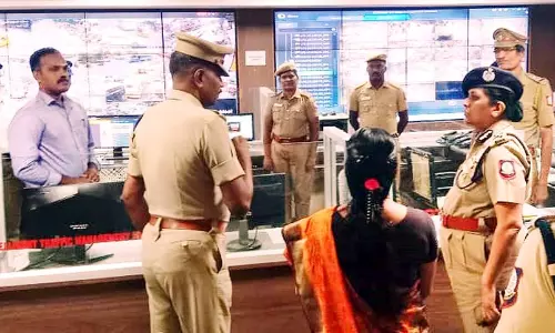 மாநகர போலீஸ் கட்டுப்பாட்டு அறையில் கமிஷனர் திடீர் ஆய்வு