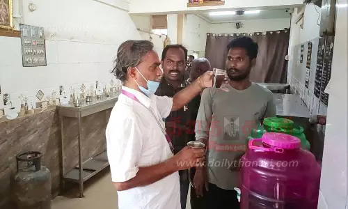 உணவு பாதுகாப்பு துறை அதிகாரி ஆய்வு