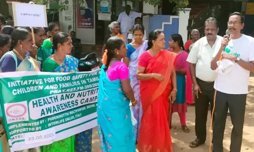 கர்ப்பிணிகளுக்கு ஊட்டச்சத்து குறித்த விழிப்புணர்வு ஊர்வலம்