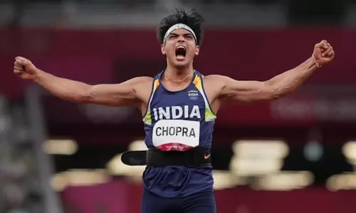 உலக தடகள சாம்பியன்ஷிப்: இறுதிப்போட்டிக்கு தகுதி பெற்ற நீரஜ் சோப்ரா...! உலக தடகள சாம்பியன்ஷிப்: இறுதிப்போட்டிக்கு தகுதி பெற்ற நீரஜ் சோப்ரா...!