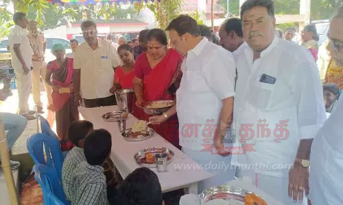 பாண்டியநல்லூர் பள்ளியில் குழந்தைகளுக்கு காலை உணவு திட்டம்