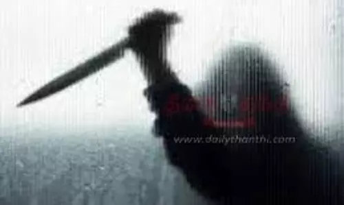தந்தையின் கழுத்தை அறுத்து கொலை செய்த மகன்