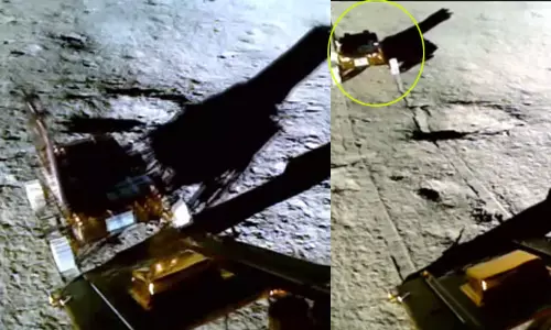 சந்திரயான்-3 திட்டத்தின் 3 இலக்குகளில் 2 நிறைவு; எஞ்சிய ஒரு இலக்கு என்ன? - இஸ்ரோ புதிய டுவிட் சந்திரயான்-3 திட்டத்தின் 3 இலக்குகளில் 2 நிறைவு; எஞ்சிய ஒரு இலக்கு என்ன? - இஸ்ரோ புதிய டுவிட்