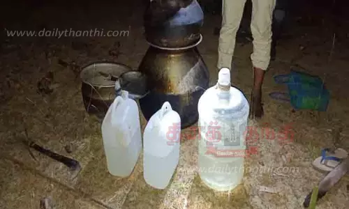 கள்ளச்சாராயம் பறிமுதல்