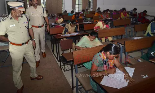 போலீஸ் சப்-இன்ஸ்பெக்டர் பணிக்கான தேர்வை 5,669 பேர் எழுதினர்