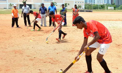 மண்டல அளவிலான ஆக்கி போட்டிக்கு வீரர்கள் தேர்வு