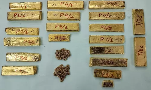 திருச்சி அருகே அரசு பஸ்சில் கடத்தி வரப்பட்ட 9 கிலோ தங்கம் பறிமுதல்