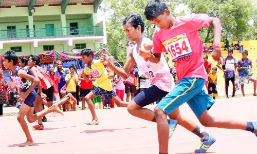 மாவட்ட அளவில் தடகளம், கபடி போட்டிகள்