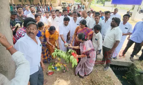 மேட்டூர் தொகுதியில்ரூ.31½ லட்சத்தில் வளர்ச்சி பணிகளுக்கு பூமி பூஜைசதாசிவம் எம்.எல்.ஏ. தலைமையில் நடந்தது