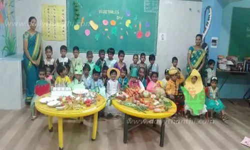 பள்ளிக்கூடத்தில் காய்கனி தின விழா