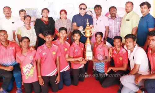 ஜூனியர் தடகள சாம்பியன்ஷிப் போட்டி: வெற்றி பெற்ற அணிக்கு பரிசு