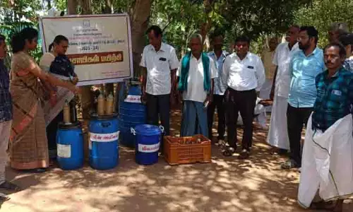 விவசாயிகளுக்கு பாரம்பரிய இயற்கை வேளாண் பயிற்சி