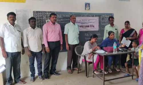 மாற்றுத்திறனாளி மாணவர்களுக்கு மருத்துவ முகாம்