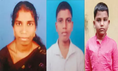 குடும்ப தகராறில் 2 மகன்களை எரித்துக் கொன்று தாய் தற்கொலை